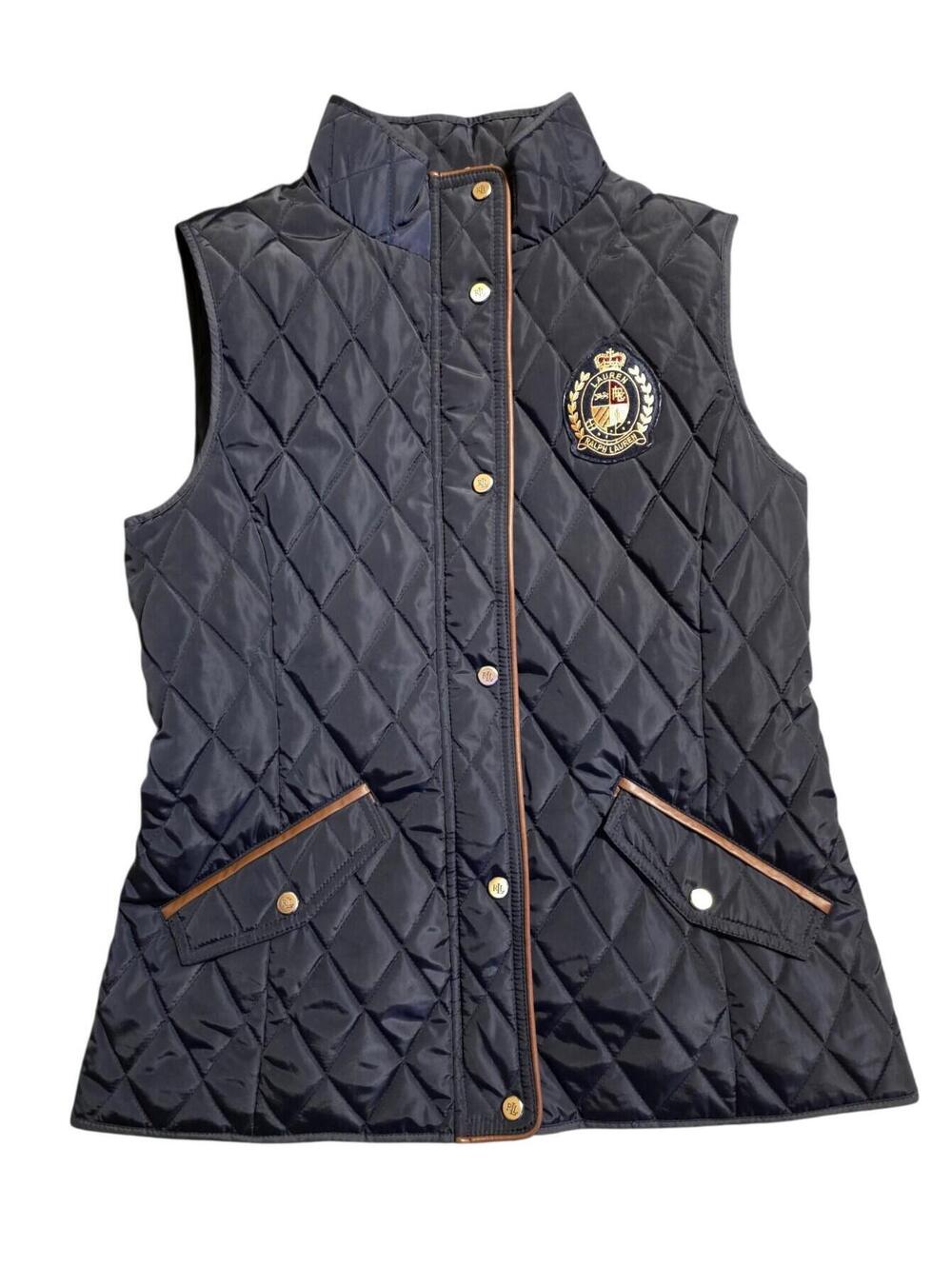 Authentic Women's Navy Ralph Lauren Vest